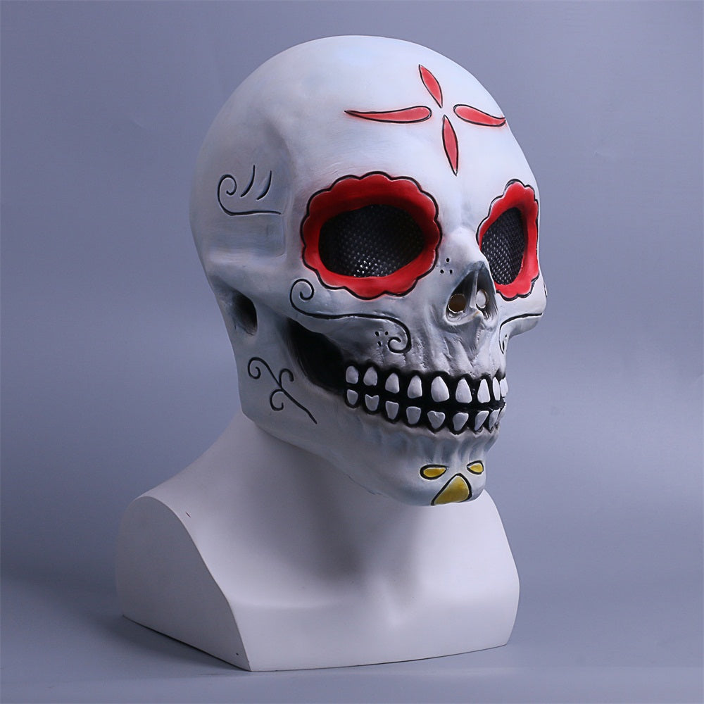 Day of the Dead Mask Cosplay Fancy Dress Halloween Mask Skull Horror Scary Mask