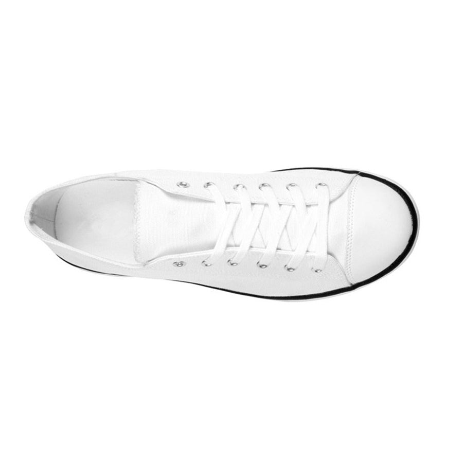 Skull Printing Men's Vulcanize Shoes Teenagers Punk Style Sneakers for Student Cool Canvas Shoes Lace-up Walking Shoe