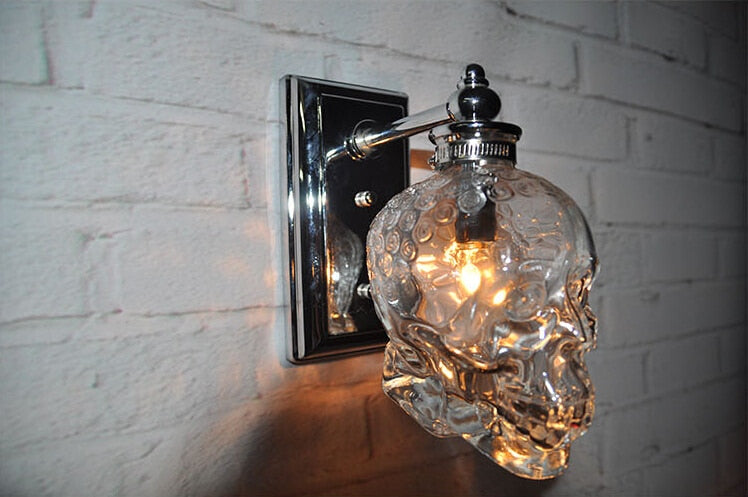 Wall Lamp Living Room Bedroom Glass Wall Light
