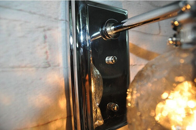 Wall Lamp Living Room Bedroom Glass Wall Light