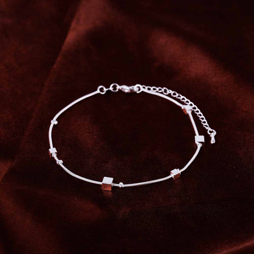 Fashion Women 925 Chain Anklet Bracelet Barefoot Sandal Beach Foot Jewelry Jewelry Gifts