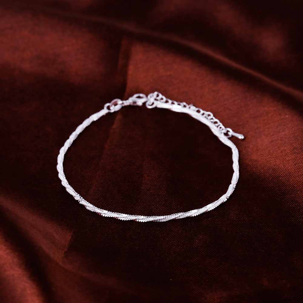 Fashion Women 925 Chain Anklet Bracelet Barefoot Sandal Beach Foot Jewelry Jewelry Gifts
