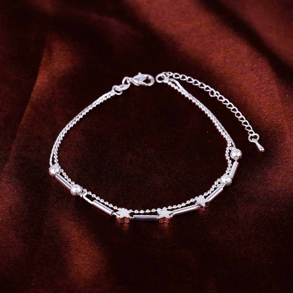 Fashion Women 925 Chain Anklet Bracelet Barefoot Sandal Beach Foot Jewelry Jewelry Gifts