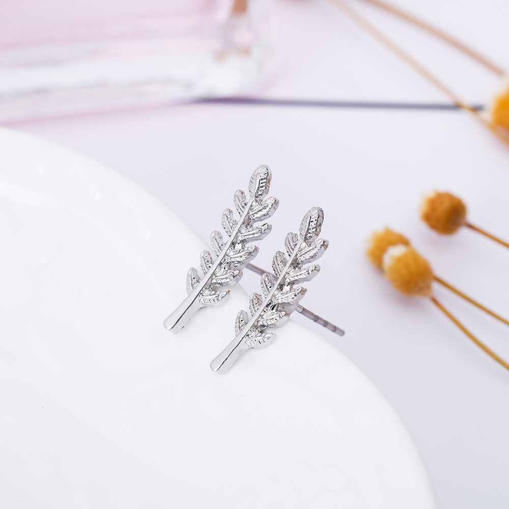 New Vintage Leaves Earrings for women Beautiful tree leave Earrings or like Feather Earrings Ear clip