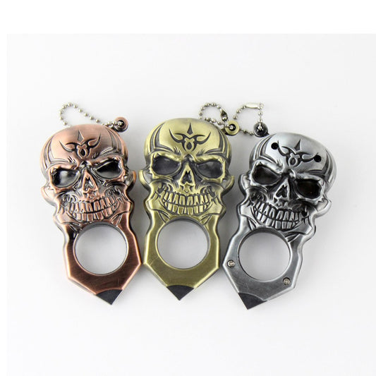 3 Colors!! Cool Skull Style Pocket Metal Cigar Cigarette Lighter