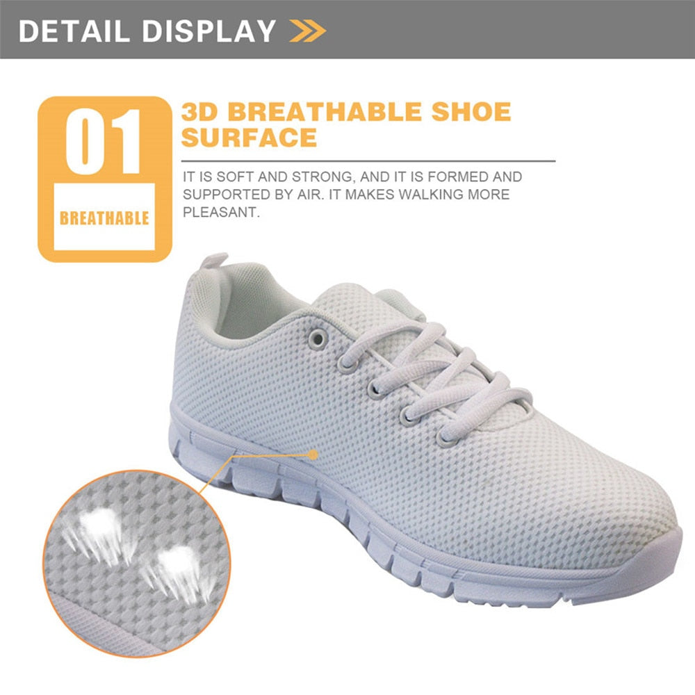 Sugar Skulls Women's 3D Print Sneakers Women Flats Shoes