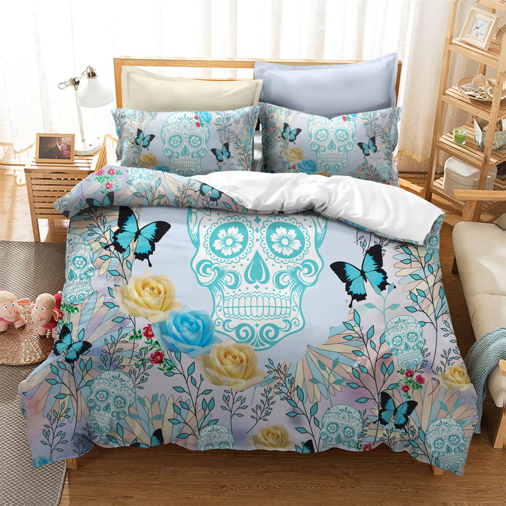 Sugar Skull Bedding Sets love Husband and wife