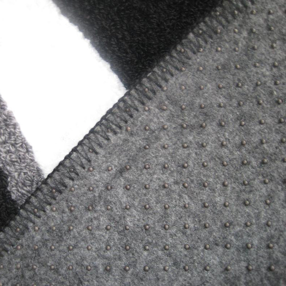 Black White Skull Pattern Round Rug Hand Knit Non-Slip Living Room Sofa Bedroom