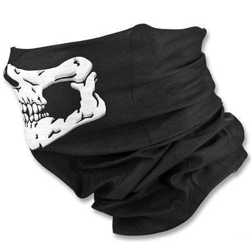 Full Face Motorcycle Face Shield winter Balaclava Face Mask Ghost Tactical Mask 3D Skull Sport Mask Neck Warm Windproof Outdoor|Motorcycle Face Mask