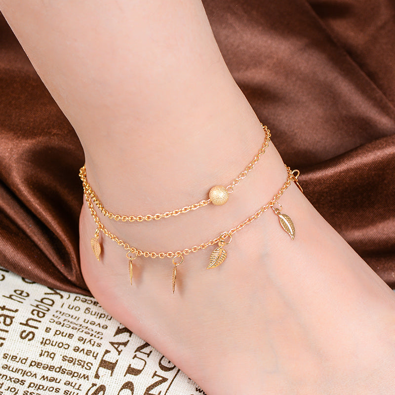Hot Jewelry Anklets for Women Foot Accessories Summer Beach Barefoot Sandals Bracelet ankle on the leg Female Ankle Strap