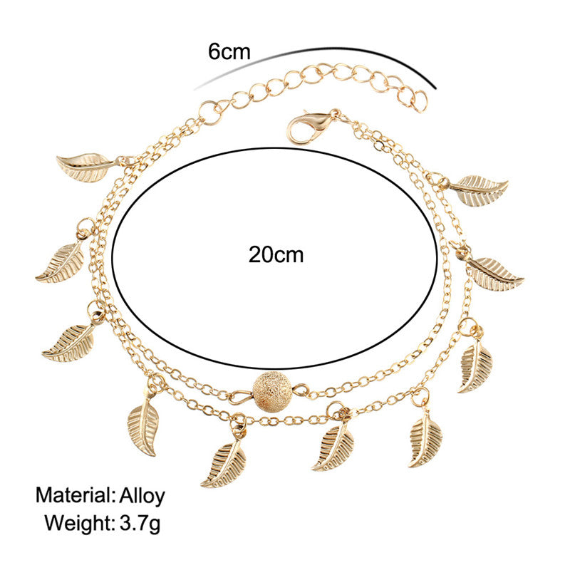 Hot Jewelry Anklets for Women Foot Accessories Summer Beach Barefoot Sandals Bracelet ankle on the leg Female Ankle Strap