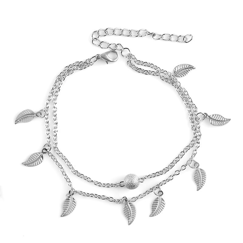 Hot Jewelry Anklets for Women Foot Accessories Summer Beach Barefoot Sandals Bracelet ankle on the leg Female Ankle Strap