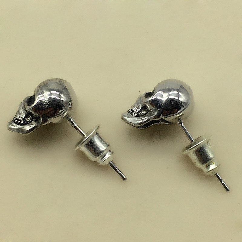 1Pair Cool Color Jewelry Punk Skull Earrings