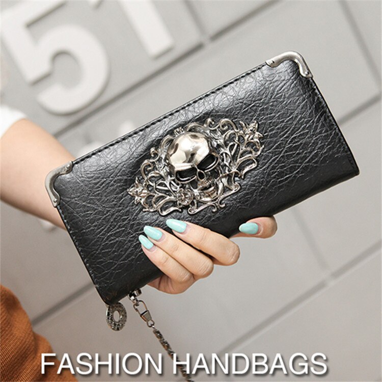 2020 Women's Wallet Skull Fashion Handbag