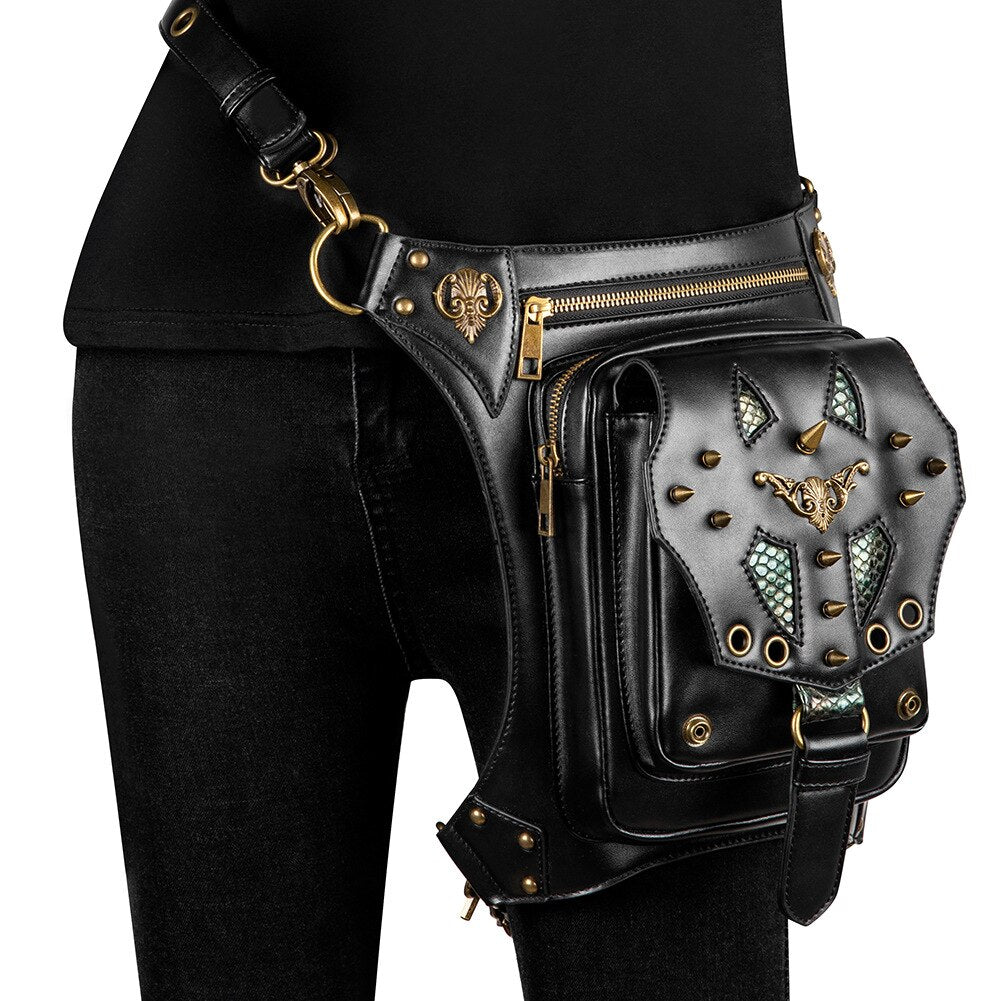 Lady Pockets Retro Messenger Bags Punk Vintage Steampunk