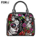 Sugar Skull Girls Print Luxury Handbags Rose Gothic Bags & wallet