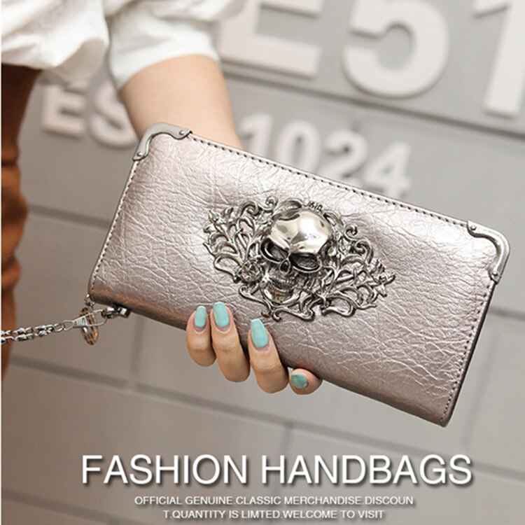 2020 Women's Wallet Skull Fashion Handbag