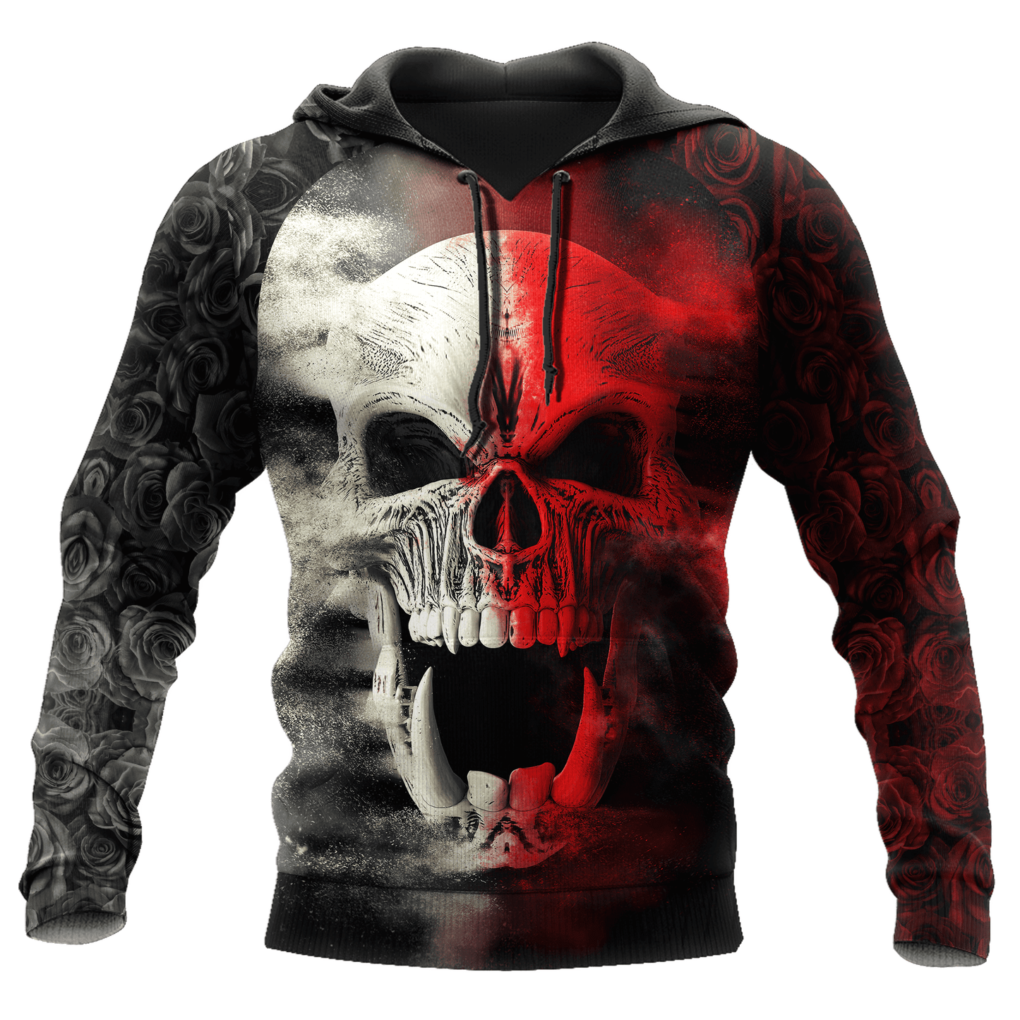 Dark Clould Skull Tattoo 3D All Over Printed Mens hoodies and Sweatshirt Autumn Unisex zipper Hoodie Casual Sportswear