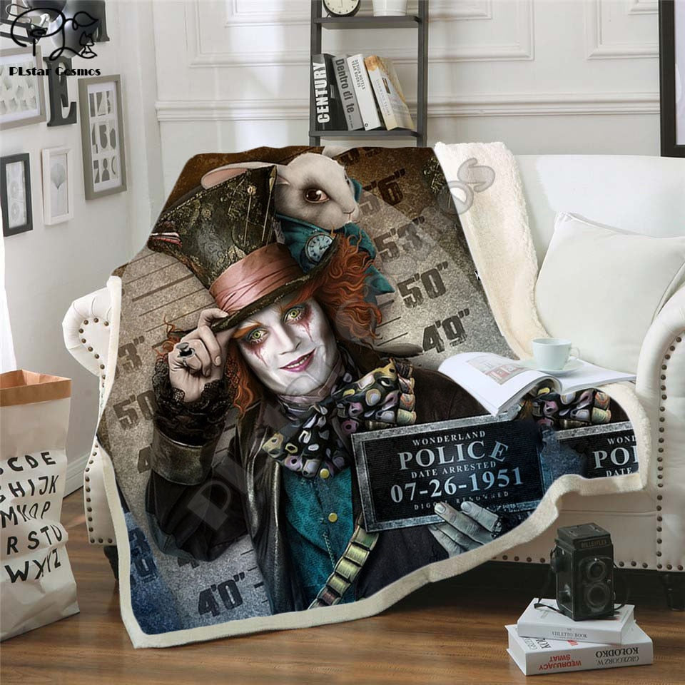 The Nightmare Before Christmas Jack Skull Sherpa Blanket Plush
