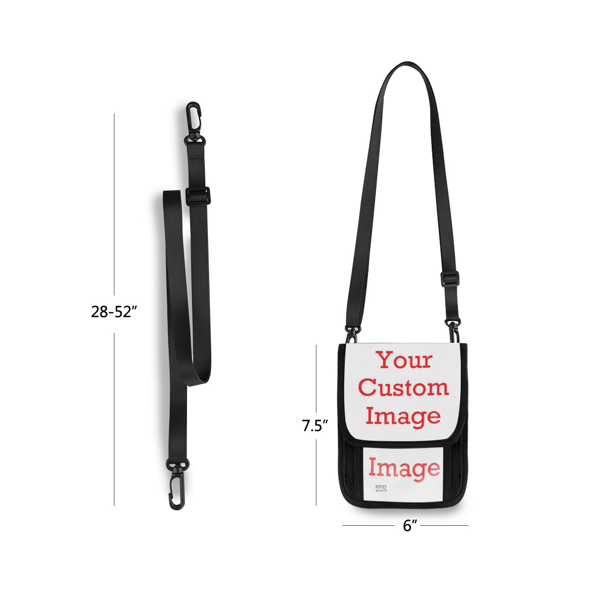 Custom Print on demand POD bag purse wallets