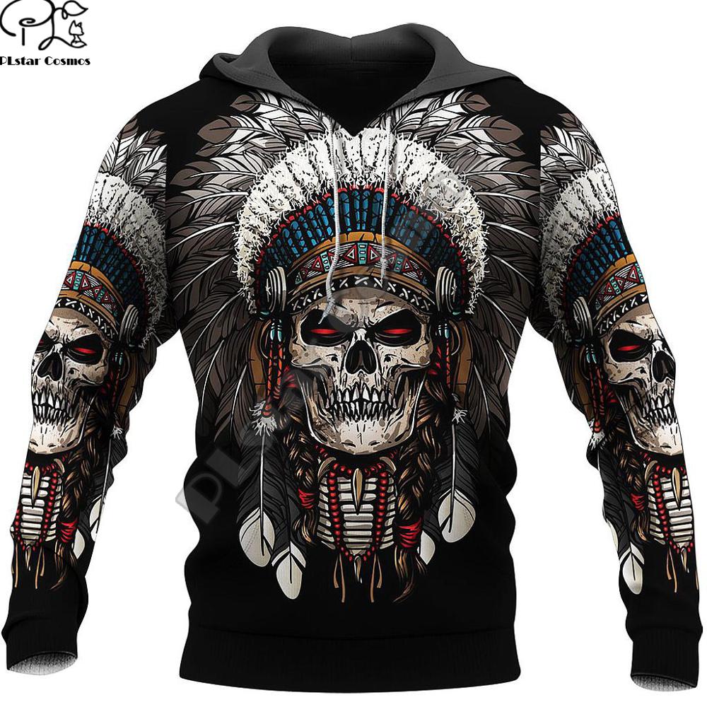 Ghost Gothic Skull Funny Pullover Streetwear Zip/Hoodies/Sweatshirts/Jacket