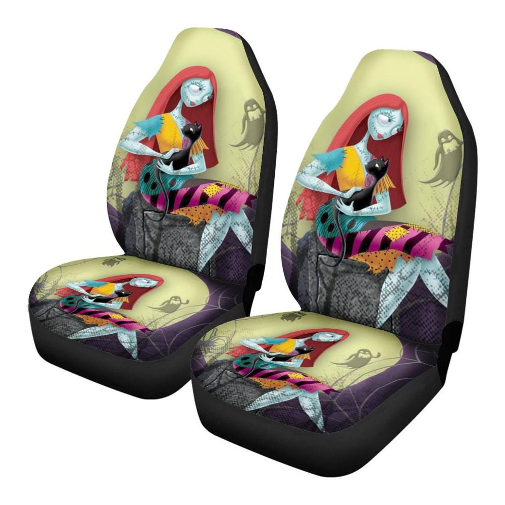 The Nightmare before Christmas Design Car Seat Cover Cartoon Car Protector Case