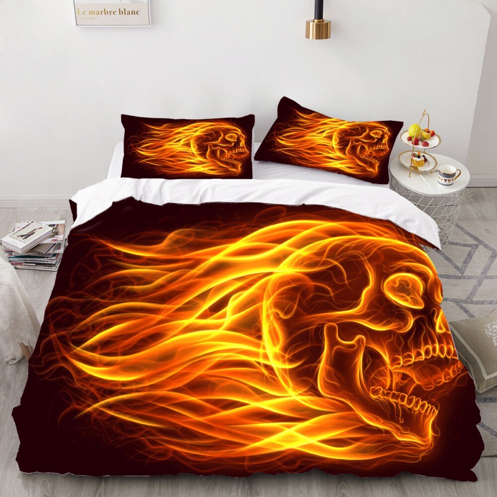 Skull Bedding Set 3D Printed Duvet Cover Bed Set Comforter Cover Bedding Sets