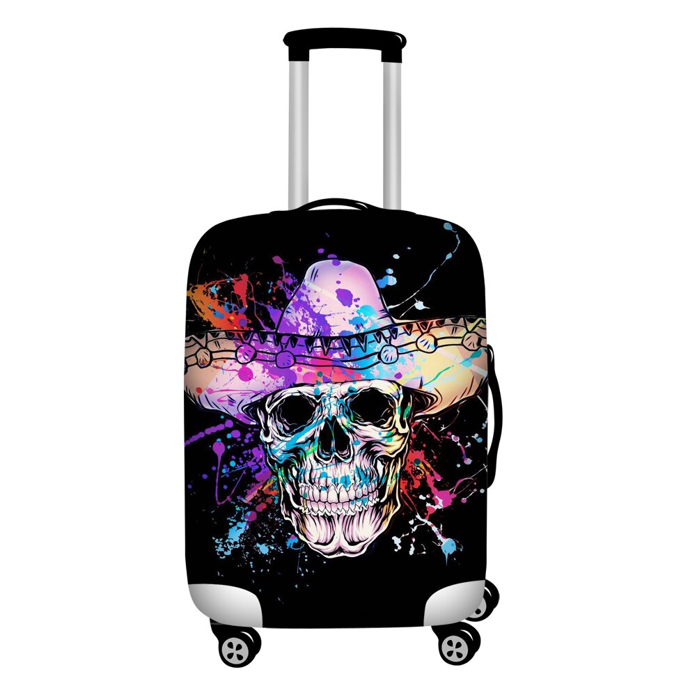 Sugar Skull Dust-proof Luggage Cover Suitcase Protective Bag Case