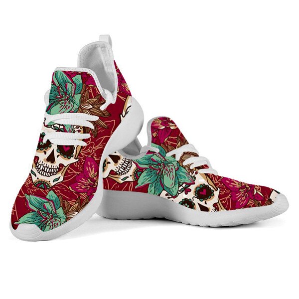 Flats Women Shoes Casual Sneakers Fashion Skull