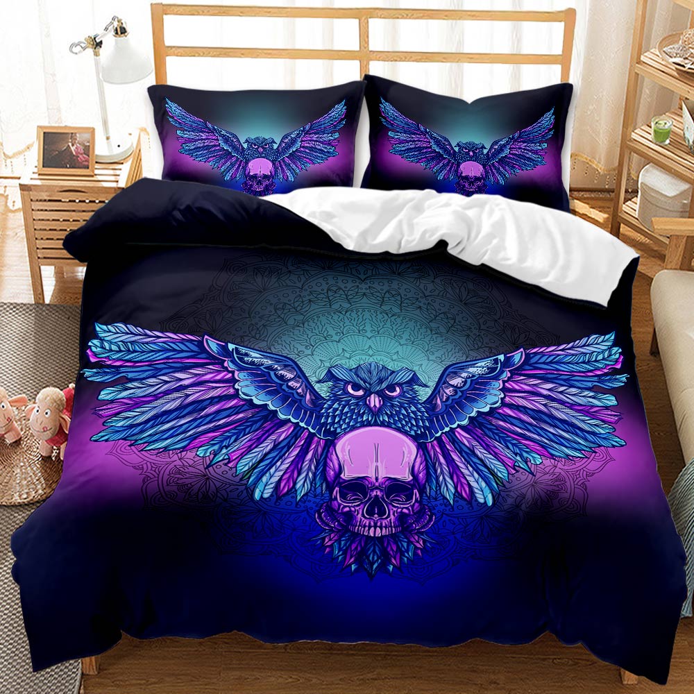3D juego de cama sugar skull luxury duvet cover designer bedding