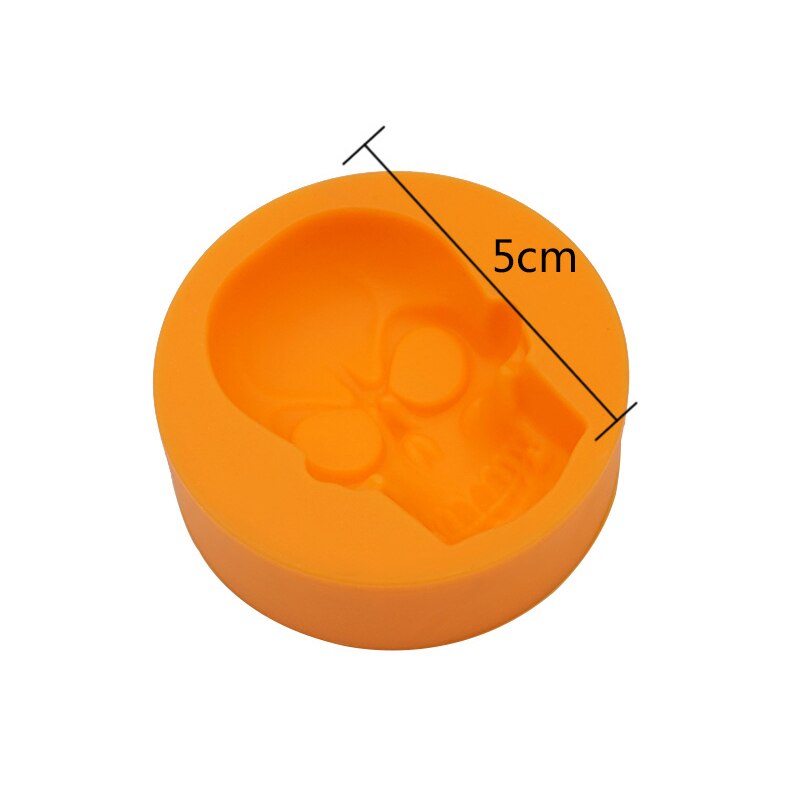 1PC silicone skull ice mold muffin cup cake mold kitchen accessories silicone rubber chocolate candy fondant cake baking tools