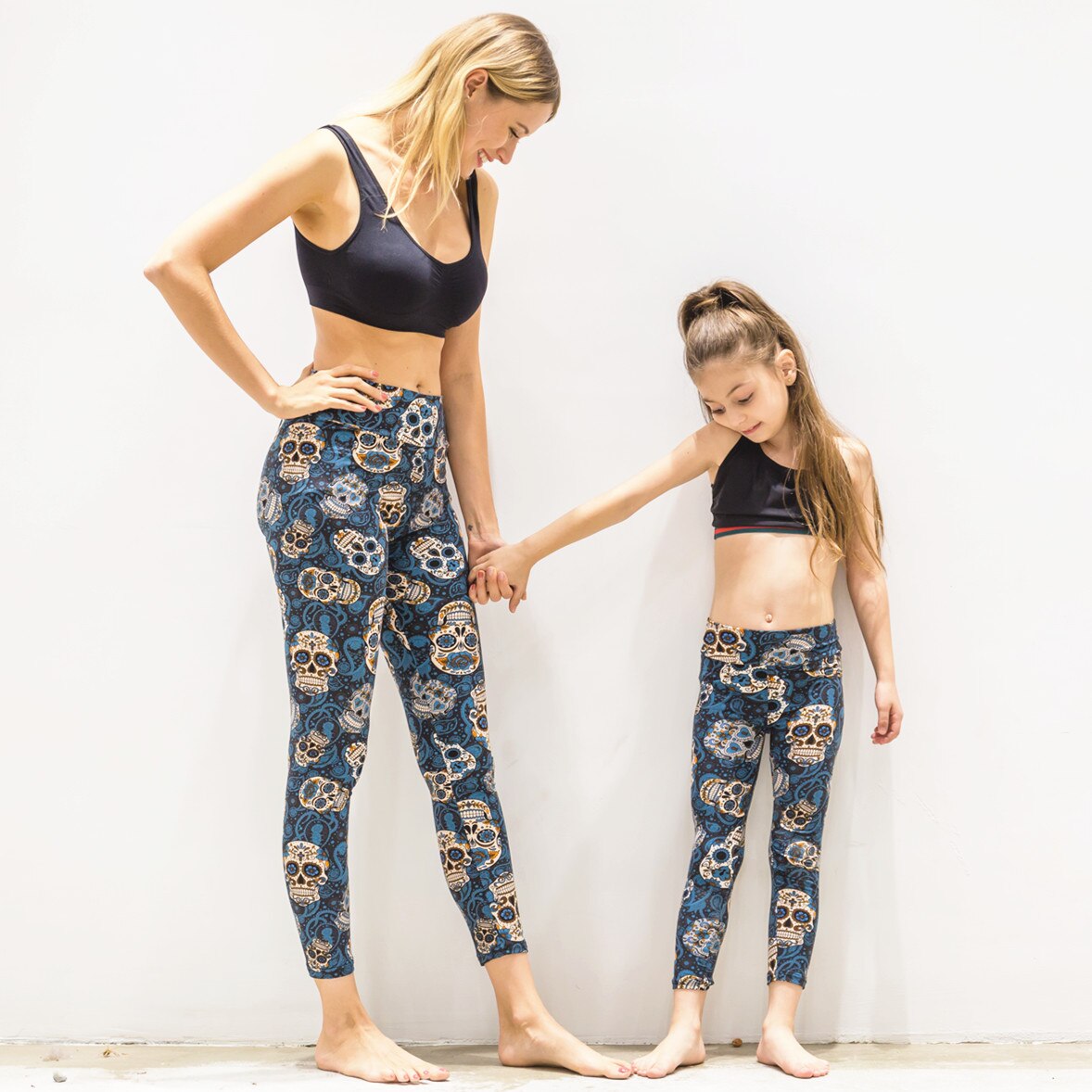 Sugar Skulls Super Soft High Quality Mommy Children Fashion Leggings