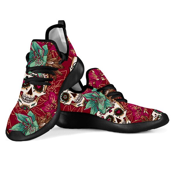 Flats Women Shoes Casual Sneakers Fashion Skull