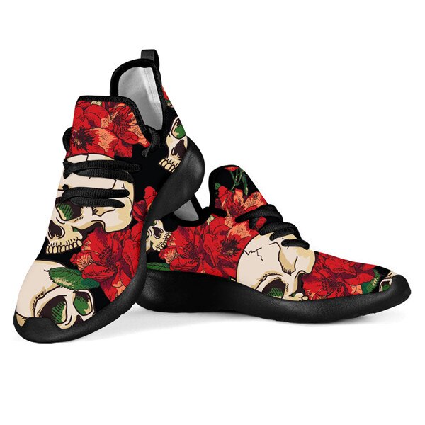 Flats Women Shoes Casual Sneakers Fashion Skull