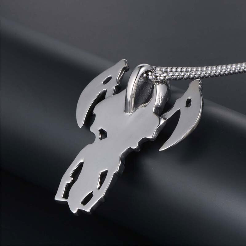 2020 New Punk Men Necklaces Skull Double Axe Pendant