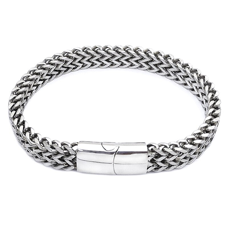 gold chain on hand men bracelets on hand stainless steel