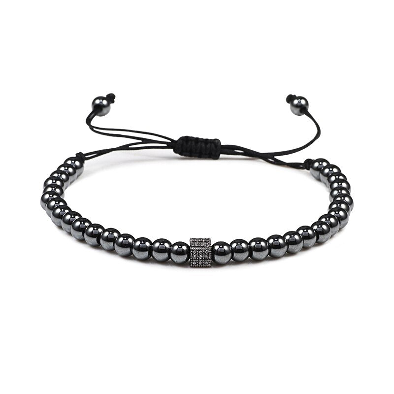 Charm Skull Head Copper Beads Bracelets Handmade