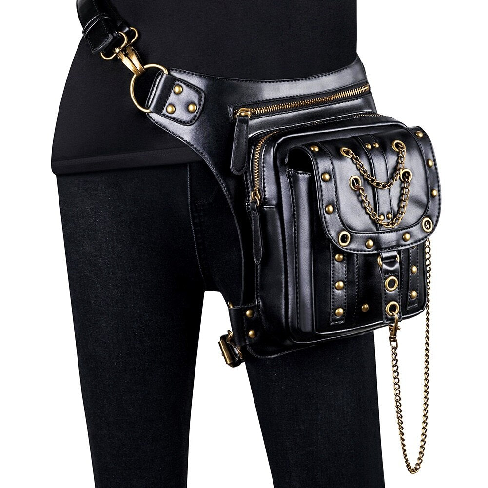 Lady Pockets Retro Messenger Bags Punk Vintage Steampunk