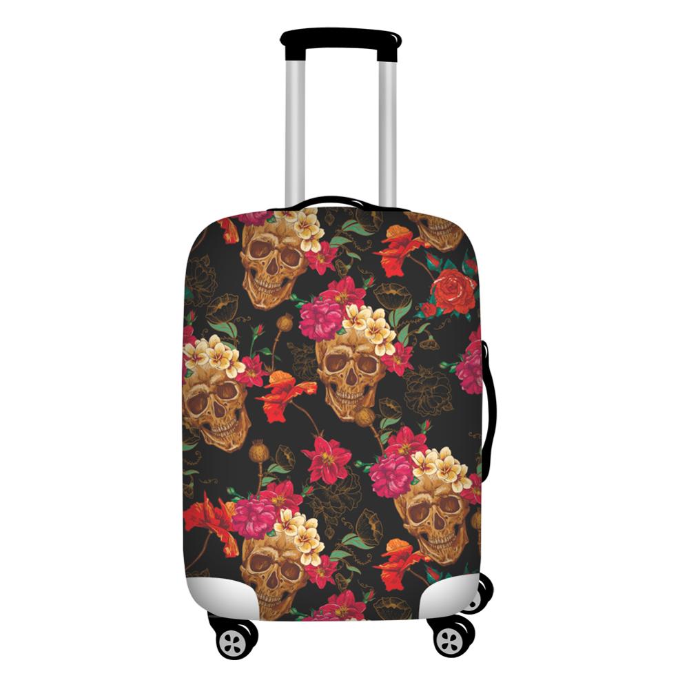 Sugar Skull Dust-proof Luggage Cover Suitcase Protective Bag Case