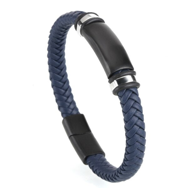 Mcllroy Genuine Leather Bracelet Men Homme Multi-layer Gold/steel/Black