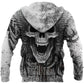 Crazy Skull With Angel Wings 3D All Over Printed Unisex Deluxe Hoodie Men Sweatshirt Zip Pullover Casual Jacket Tracksuit