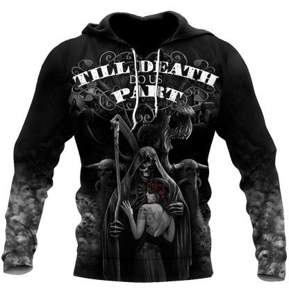 Death Skull Tattoo 3D All Over Printed Autumn Men Hoodies Unisex Casual Pullover Zip Hoodie Streetwear sudadera hombre