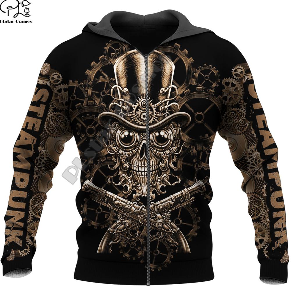 Ghost Gothic Skull Funny Pullover Streetwear Zip/Hoodies/Sweatshirts/Jacket