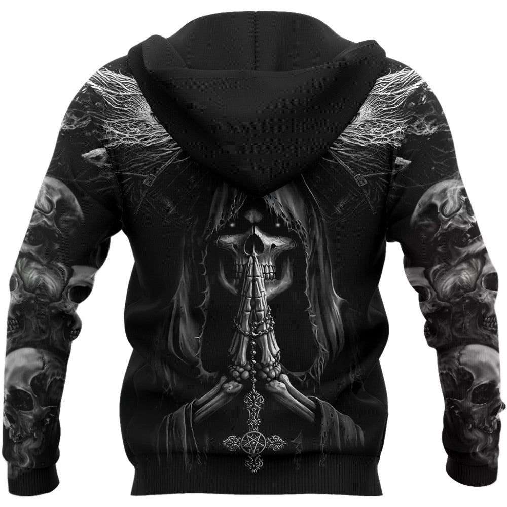 Autumn Fashion Hoodies Fenrir Viking Skull Tattoo 3D All Over Printed Mens Sweatshirt Unisex Zip Pullover Casual Jacket