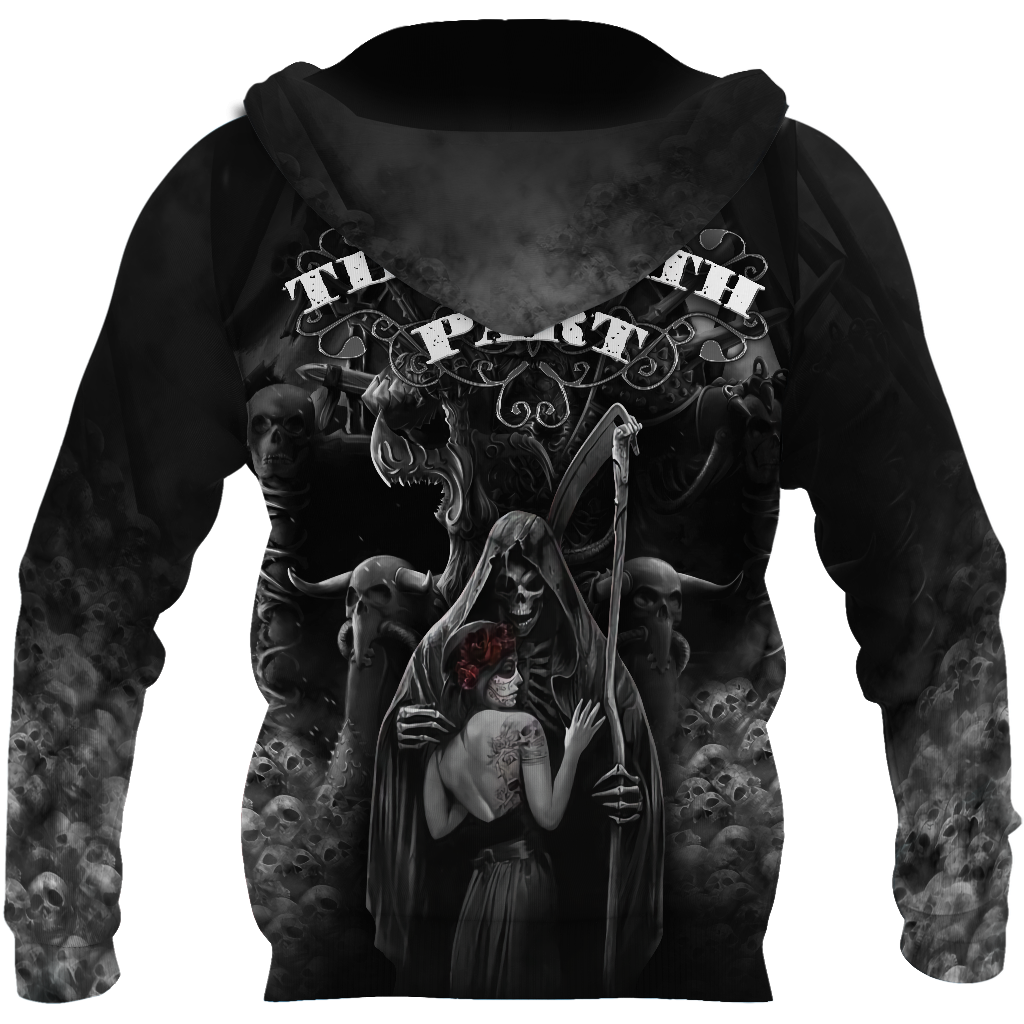 Death Skull Tattoo 3D All Over Printed Autumn Men Hoodies Unisex Casual Pullover Zip Hoodie Streetwear sudadera hombre