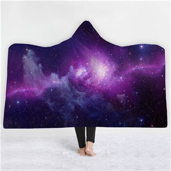 Fashion Sugar Skull Flower Hooded Blanket for Adults Floral Gothic