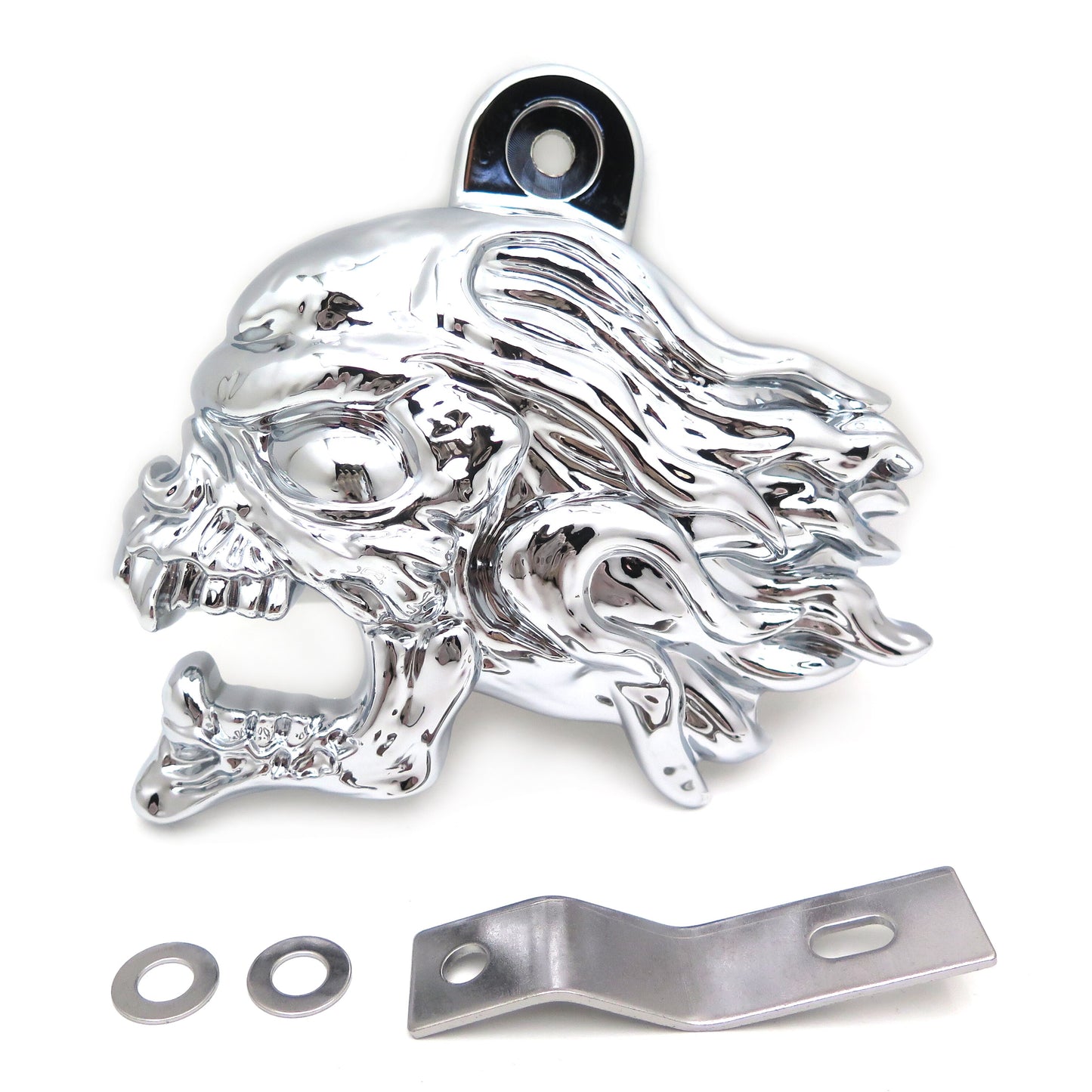 Motorcycle Parts Horn Cover for 1992 and up Harley-Davidson with side mount all V-rod's Chrome