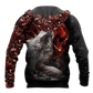 Skull Girl In The Night 3D All Over Printed Mens hoodies and Sweatshirt Autumn Unisex zipper Hoodie