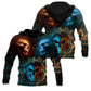 Skull Angel And Demon 3D All Over Printed Autumn Men Hoodies Unisex Casual Zip Pullover