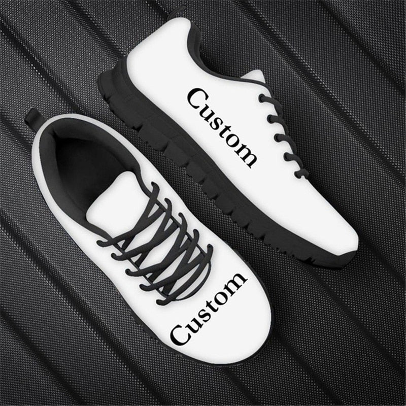 Brand Design Sugar Skull Printing Sneaker for Women Breathable Casual Outdoor